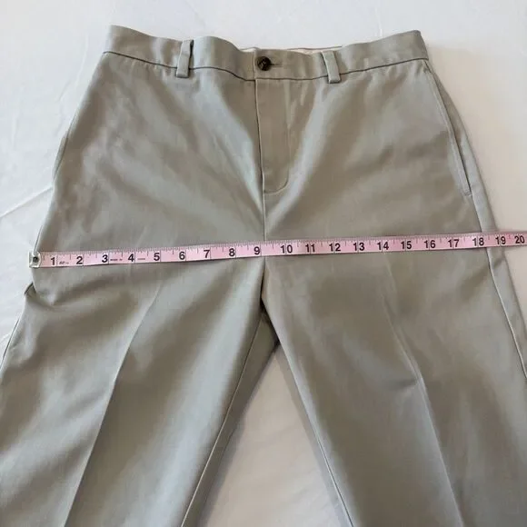 Brooks Brothers Boys Sz 16 Khaki Tan Beige Classic Chinos Sunday School Uniform - Picture 9 of 13